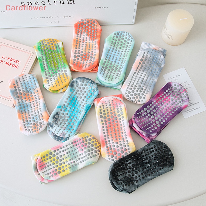 Vớ Tập Yoga / Pilates / Thể Thao Nhuộm Màu Chống Trượt Mới Cho Nữ