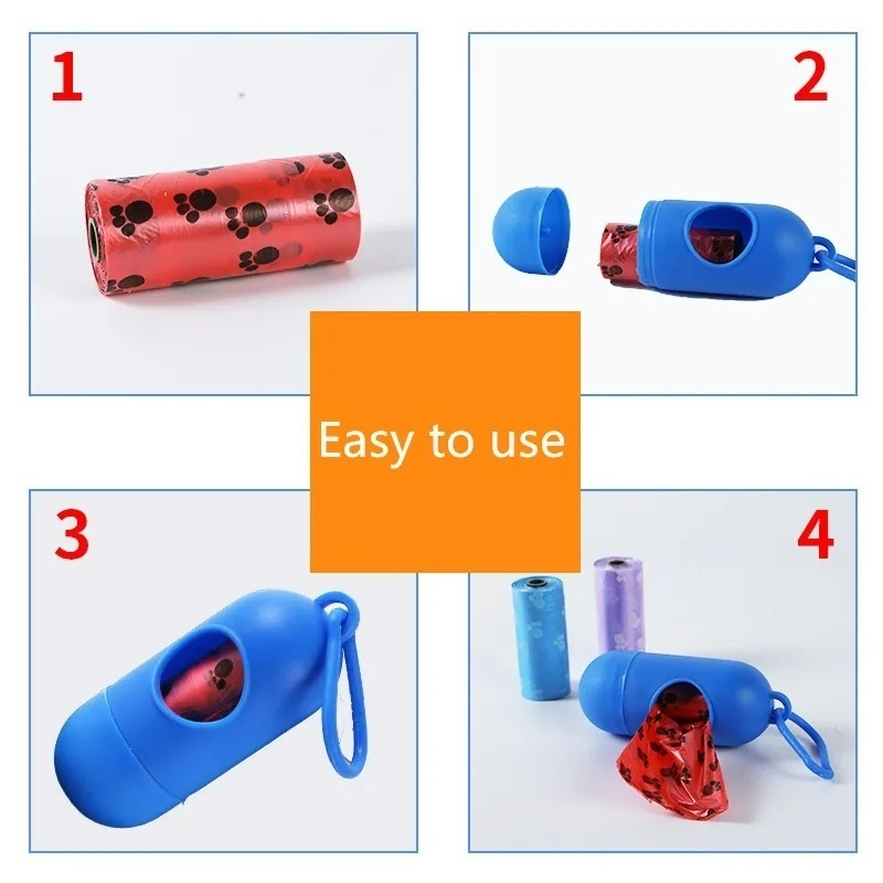 Túi Đựng Rác Phân Hủy Sinh Học Thân Thiện Với Môi Trường Chống Rò Rỉ Cho Thú Cưng