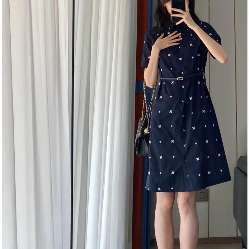 Đầm Đen Dáng Ôm In Họa Tiết Phong Cách Pháp Thời Trang Mùa Hè 2023 Cho Nữ 50KG-100KG 4XL 5XL