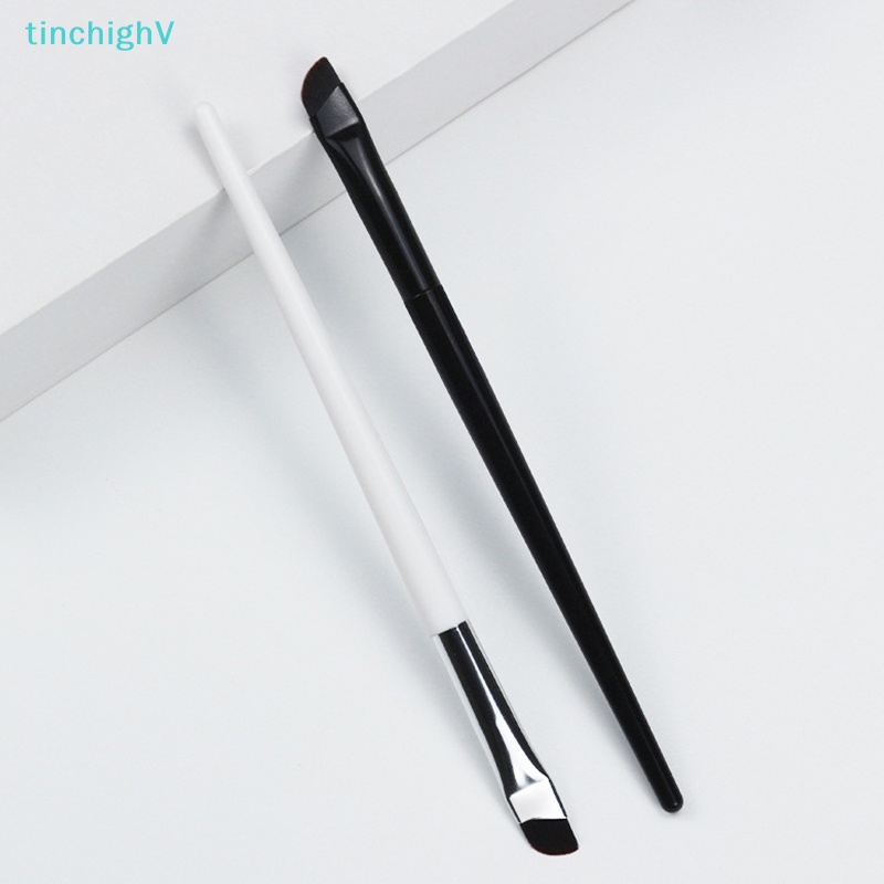 1 Cọ Trang Điểm Kẻ Mắt / Lông Mày Đầu Dẹt Siêu Mỏng Chuyên Nghiệp