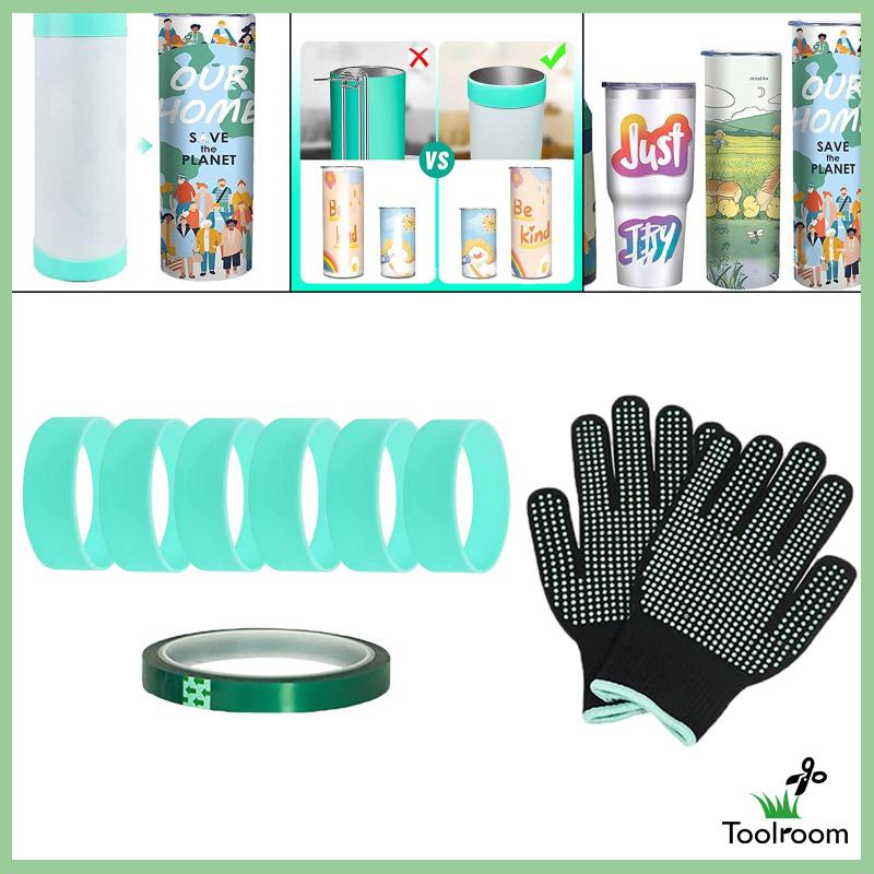 Set 6 Dây Đeo Tay Silicone Chịu Nhiệt Tiện Dụng