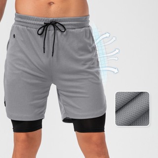 Quần Short Thể Thao Nam 2 Trong 1