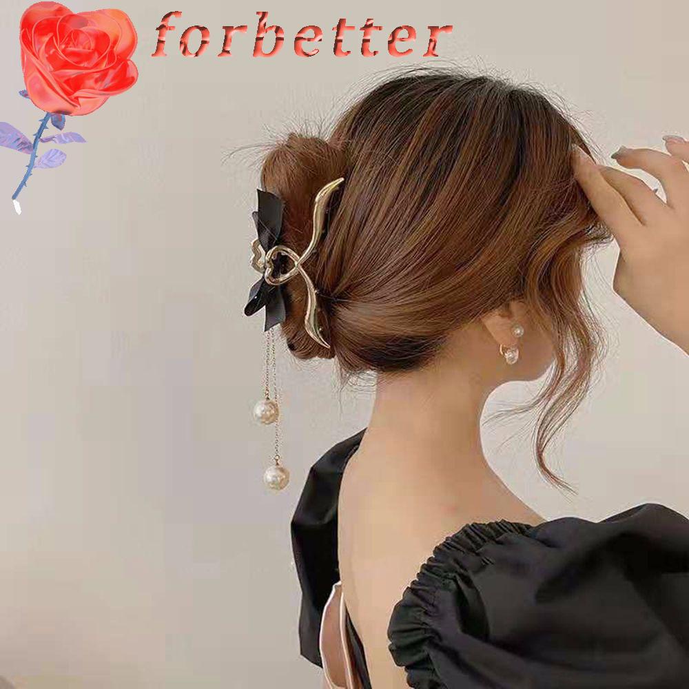 FORBETTER Kẹp Tóc Tua Rua Bằng Hợp Kim Thời Trang Cho Nữ