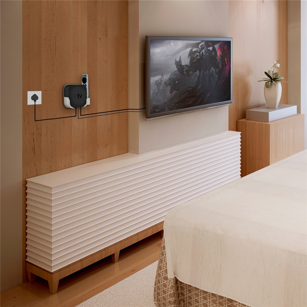 Bao Da Bảo Vệ Cho remote Điều Khiển apple tv 4k 2 / 3 / 4 / 5 / 6 gen Giá Đỡ