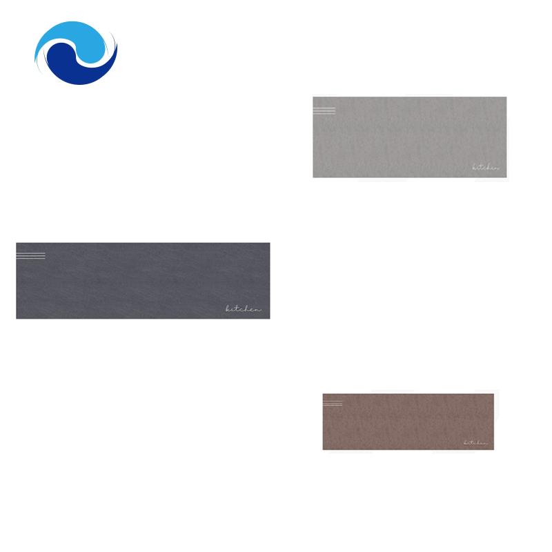 1 Thảm Chùi Chân Chống Trượt Thấm Hút Tốt Màu Đen