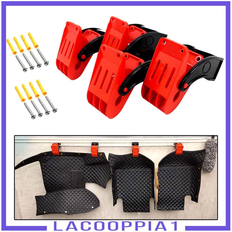 4 Kẹp Treo Thảm Lót Sàn Xe Hơi Tiện Lợi