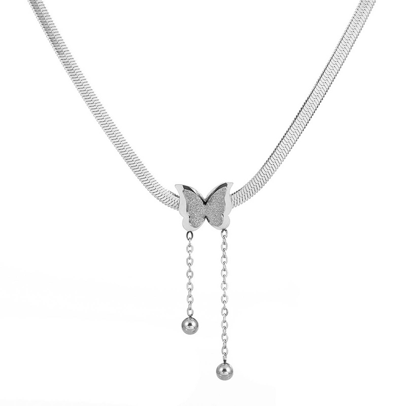 Ygt Vòng Cổ Choker Bằng Thép Không Gỉ Mặt Hình Bướm Phong Cách Bohemia Thời Trang Dành Cho Nữ