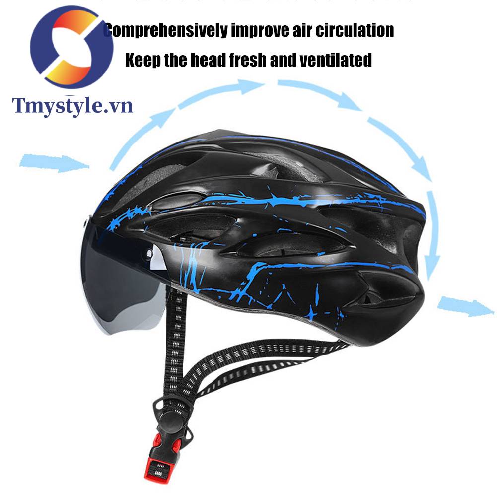 Mũ Bảo Hiểm Thoáng Khí Trọng Lượng Nhẹ Cho Người Đi Xe Đạp