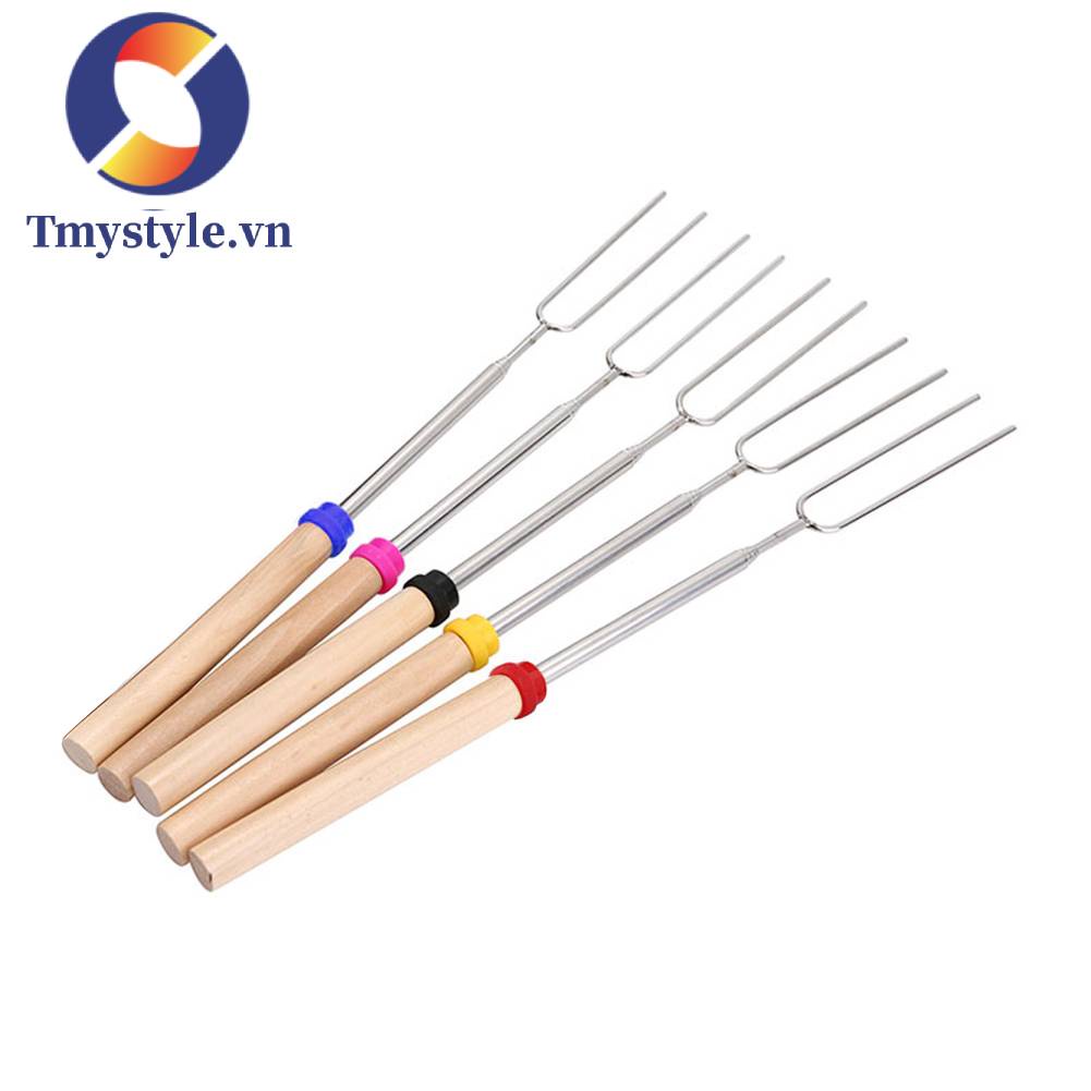 5 Nĩa Nướng BBQ Bằng Thép Không Gỉ