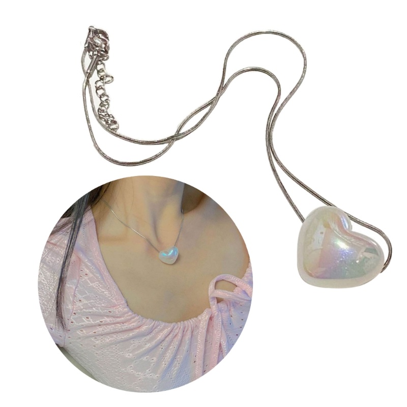 Vòng Cổ Choker Y2K Mặt Trái Tim Đơn Giản