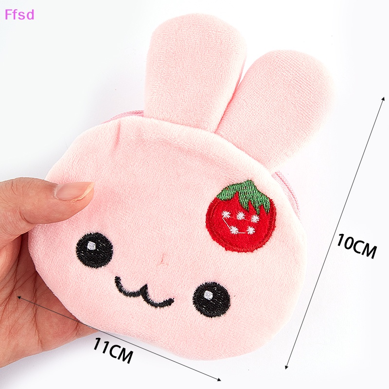 {Ffsd} Ví Đựng Tiền Xu / Chìa Khóa Hình Động Vật Hoạt Hình Dễ Thương Có Khóa Kéo Cho Nữ * Hàng