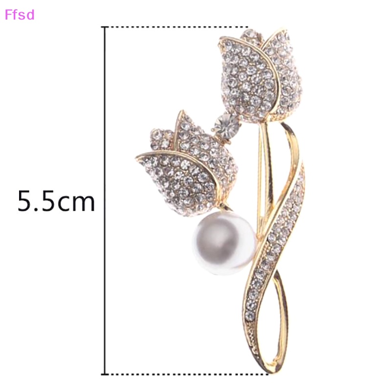 Ghim Cài Áo Hình Hoa Hồng Đính Đá Zircon Thanh Lịch Thời Trang Cho Nữ