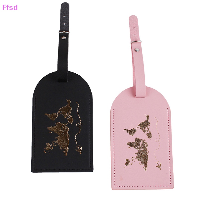 {Ffsd} Thẻ Da Đánh Dấu Hành Lý Du Lịch Thời Trang * Hàng Bán Chạy