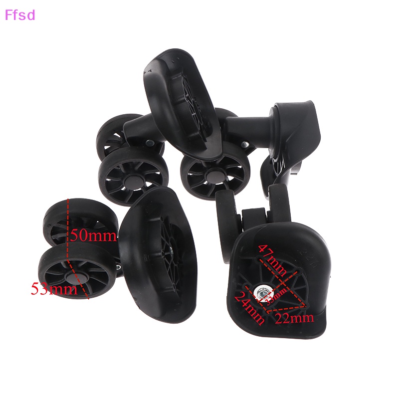 {Ffsd} Set 2 Cặp Bánh Xe Đẩy Hành Lý Đi Kèm Phụ Kiện Sửa Chữa Phổ Biến * Bán Chạy