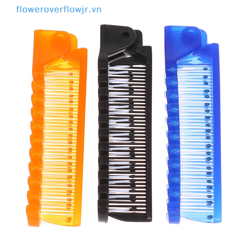 Lược Chải Tóc Bằng Nhựa Chống Tĩnh Điện Thiết Kế Gấp Gọn Tiện Dụng