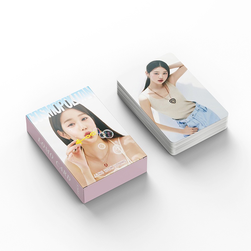 IVE WONYOUNG LOMO Card Set 55 Tấm Thẻ Ảnh Hình Nhóm Nhạc KPOP