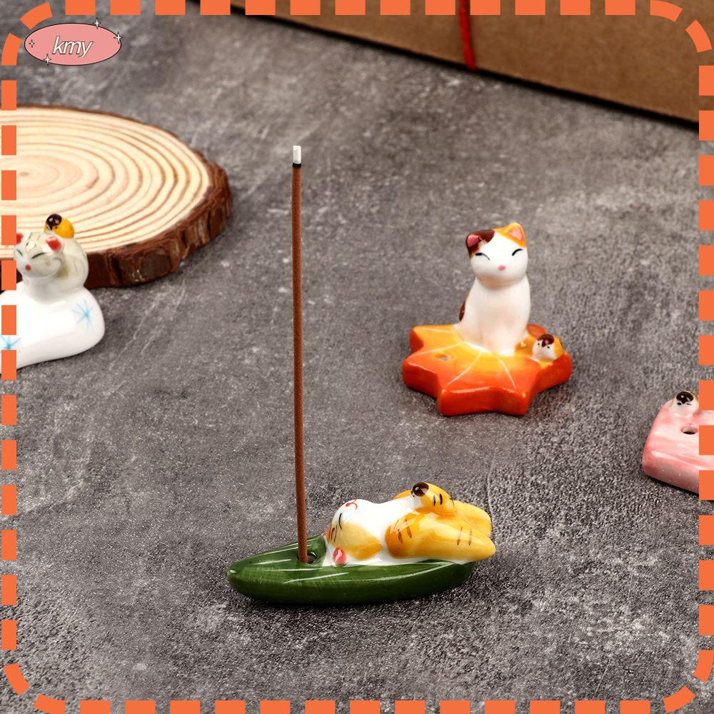 KRNY Đế Đốt Trầm Hương Bằng Gốm Trang Trí Nhà Cửa