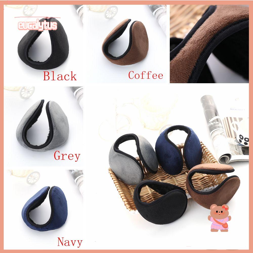 EUTUS Phụ Kiện Chụp Tai Bằng Lông Cừu Thời Trang Mùa Đông Cho Nam