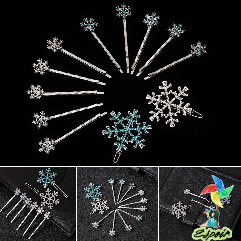 ESPO Set 6 Kẹp Tóc Đính Đá Lấp Lánh Cho Cô Dâu