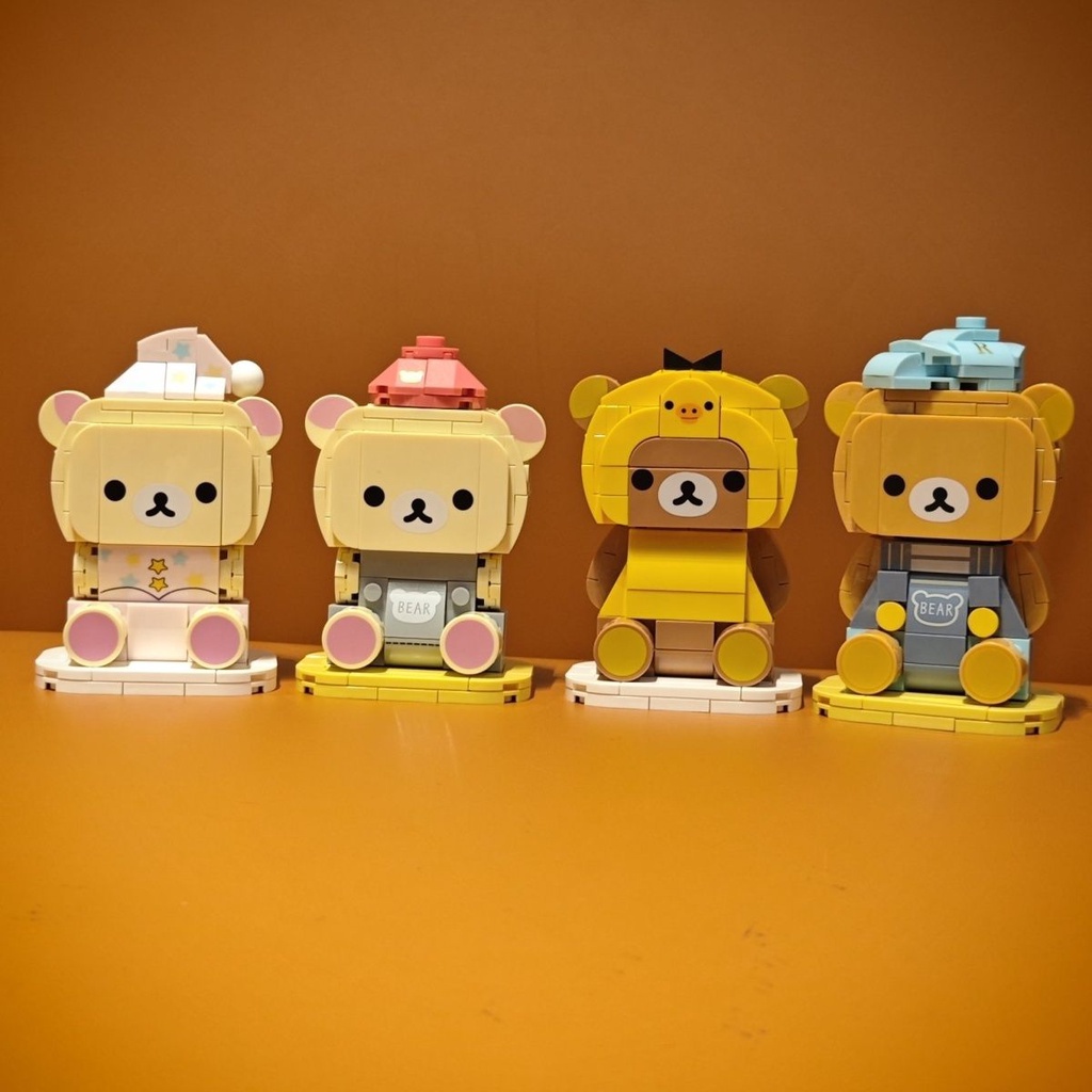Bộ Đồ Chơi Lắp Ráp Mô Hình Rilakkuma Chính Hãng Trang Trí Nhà Cửa