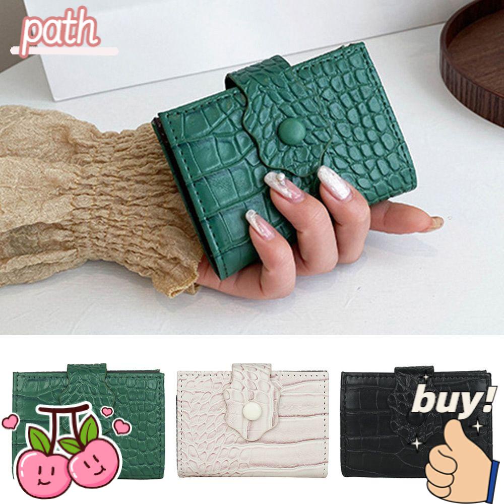 PATH Ví Da PU Đựng Thẻ Đa Năng Thiết Kế Xinh Xắn Cho Nữ