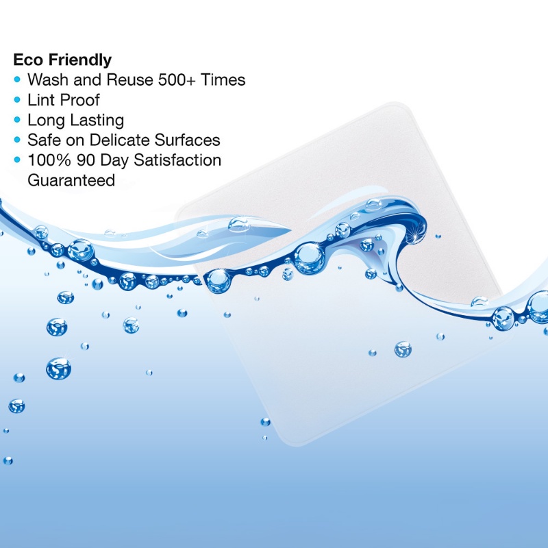 Khăn Lau Đánh Bóng Màn Hình Laptop Hai Lớp Bằng Vải Sợi Nhỏ Mềm Mại Cho Macbook