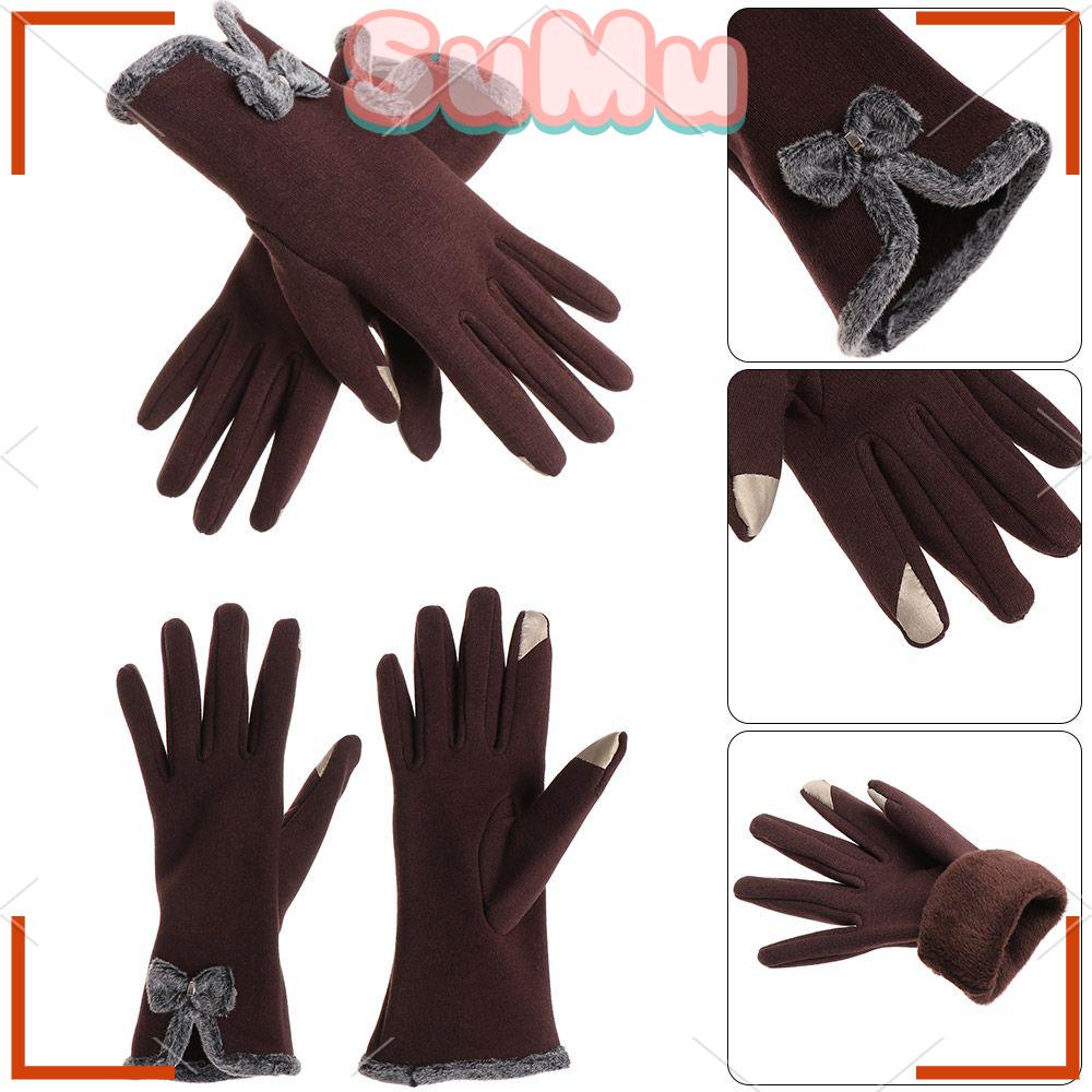 SUMU Găng Tay Trượt Tuyết Chống Gió Dày Dặn Có Thể Chạm Màn Hình Cảm