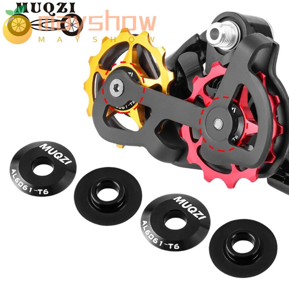 1 Cặp Vỏ Bảo Vệ Bánh Xe Đạp Màu Đen Bằng Hợp Kim Nhôm Kích Thước 18.4 * 3.1mm 11 / 13 / 14 / 15 / 16T