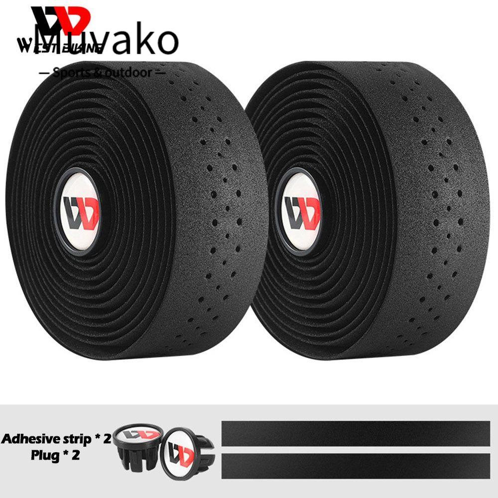 MUVAKO Băng Quấn Tay Lái Xe Đạp Chống Trượt Độ Co Giãn Cao Mới