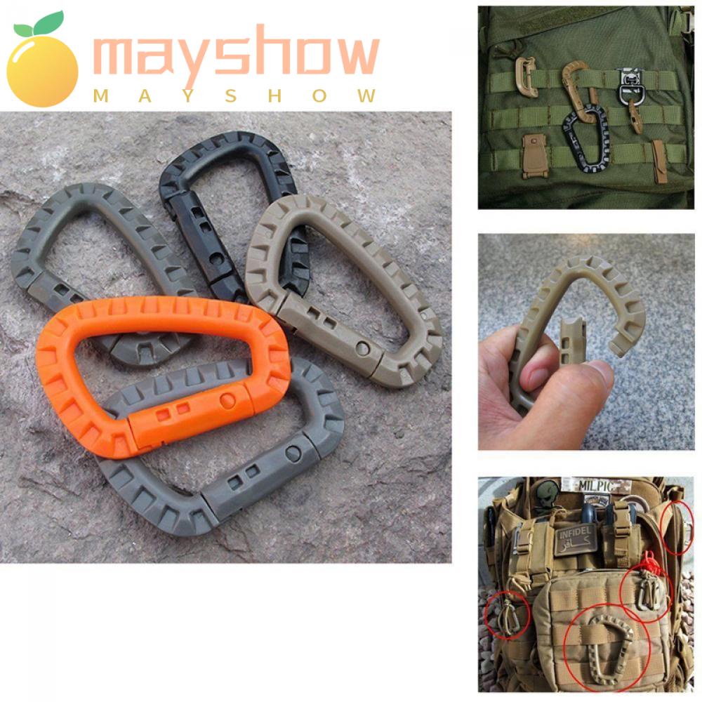 MAYSHOW Set 5 Móc Khóa Chữ D Chuyên Dụng Cho Đi Cắm Trại