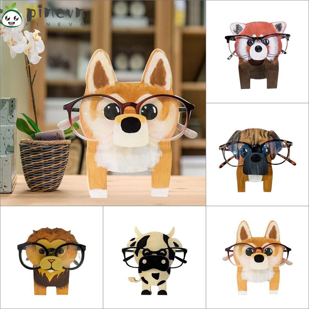 PINEVN Giá Đỡ Trưng Bày Mắt Kính Bằng Gỗ Thiết Kế Sáng Tạo