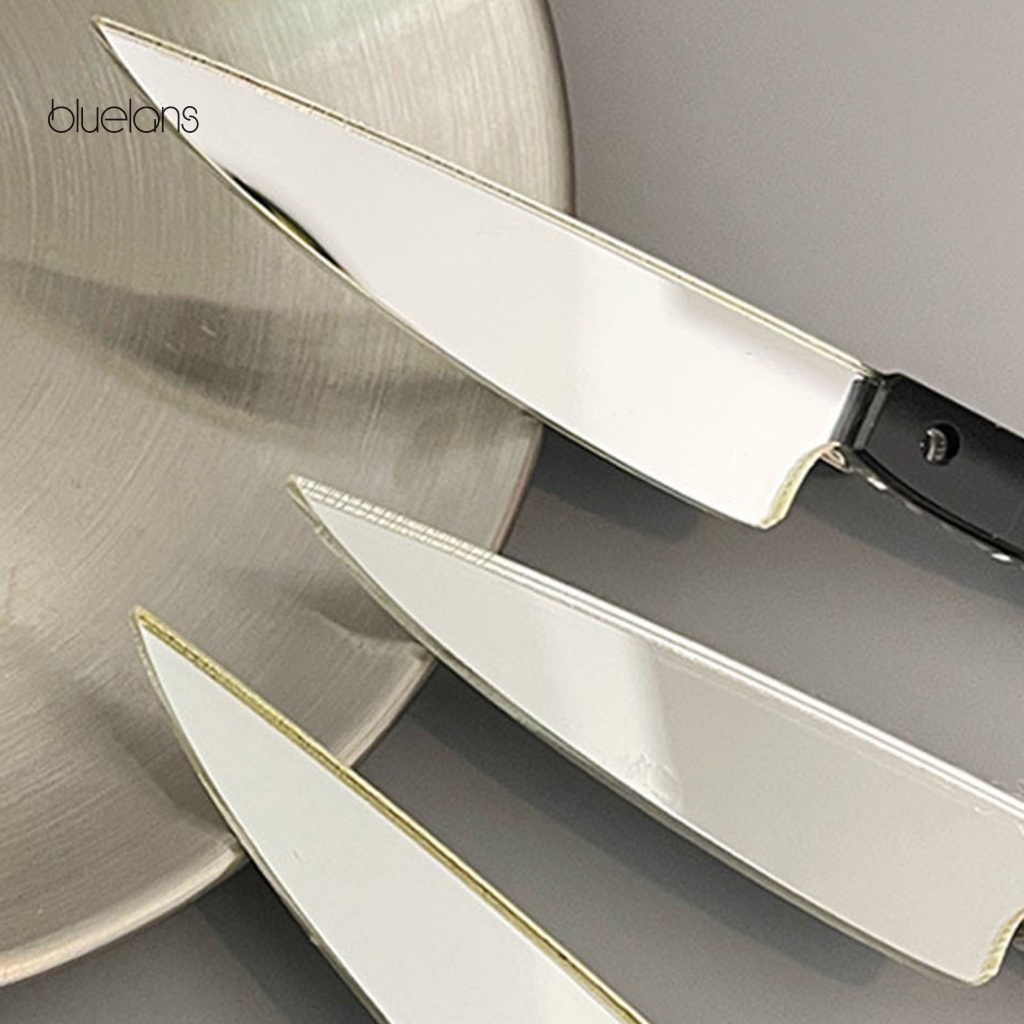 Kẹp Tóc Hình Dao Cắt Chống Trượt Phong Cách Punk Sáng Tạo Cho Nữ