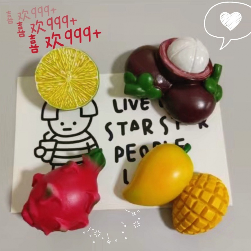 Nam Châm Hút Tủ Lạnh Hình Trái Cây 3D Sáng Tạo