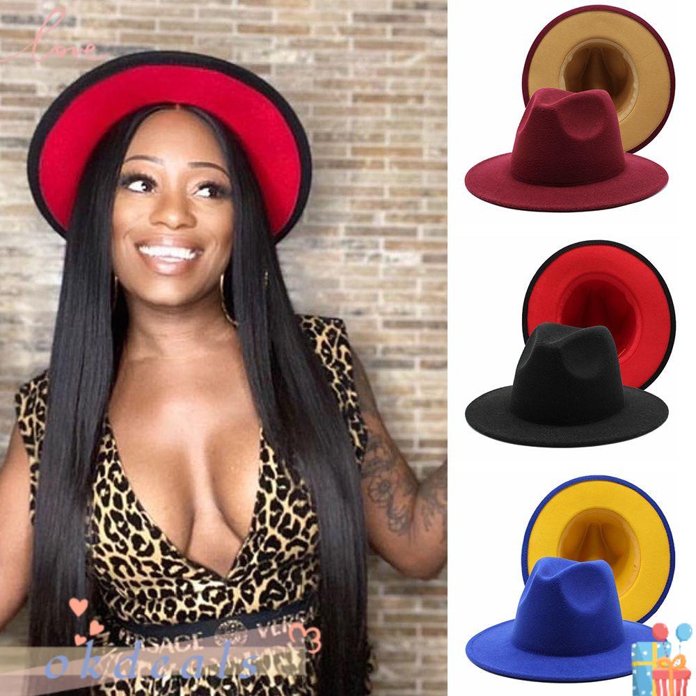 OKDEALS Nón Fedora Thời Trang Cá Tính Cho Nữ