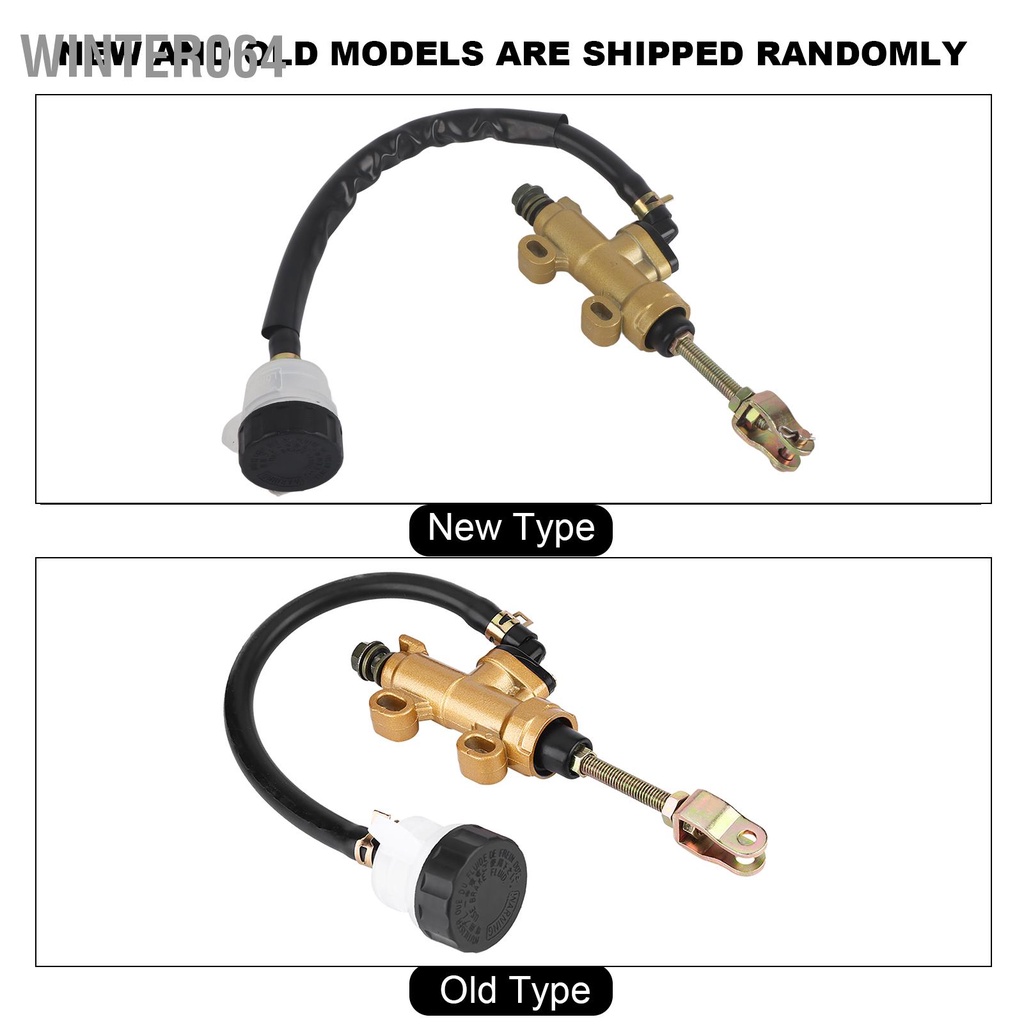 Winter064 Bơm xi lanh chính phanh chân sau đa năng có bình chứa cho xe máy đạp địa hình ATV