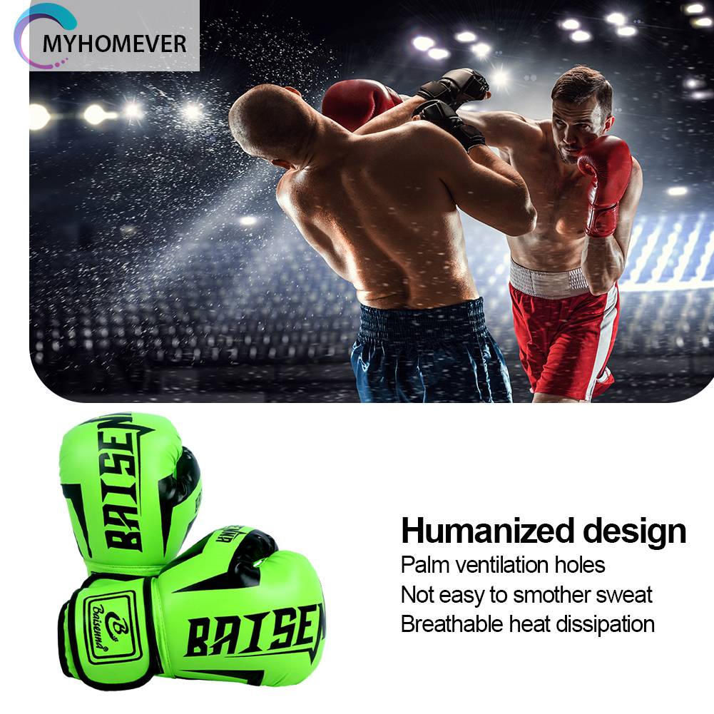 Găng Tay Đấm Bốc Bằng PU Bền Thoáng Khí Một Lần