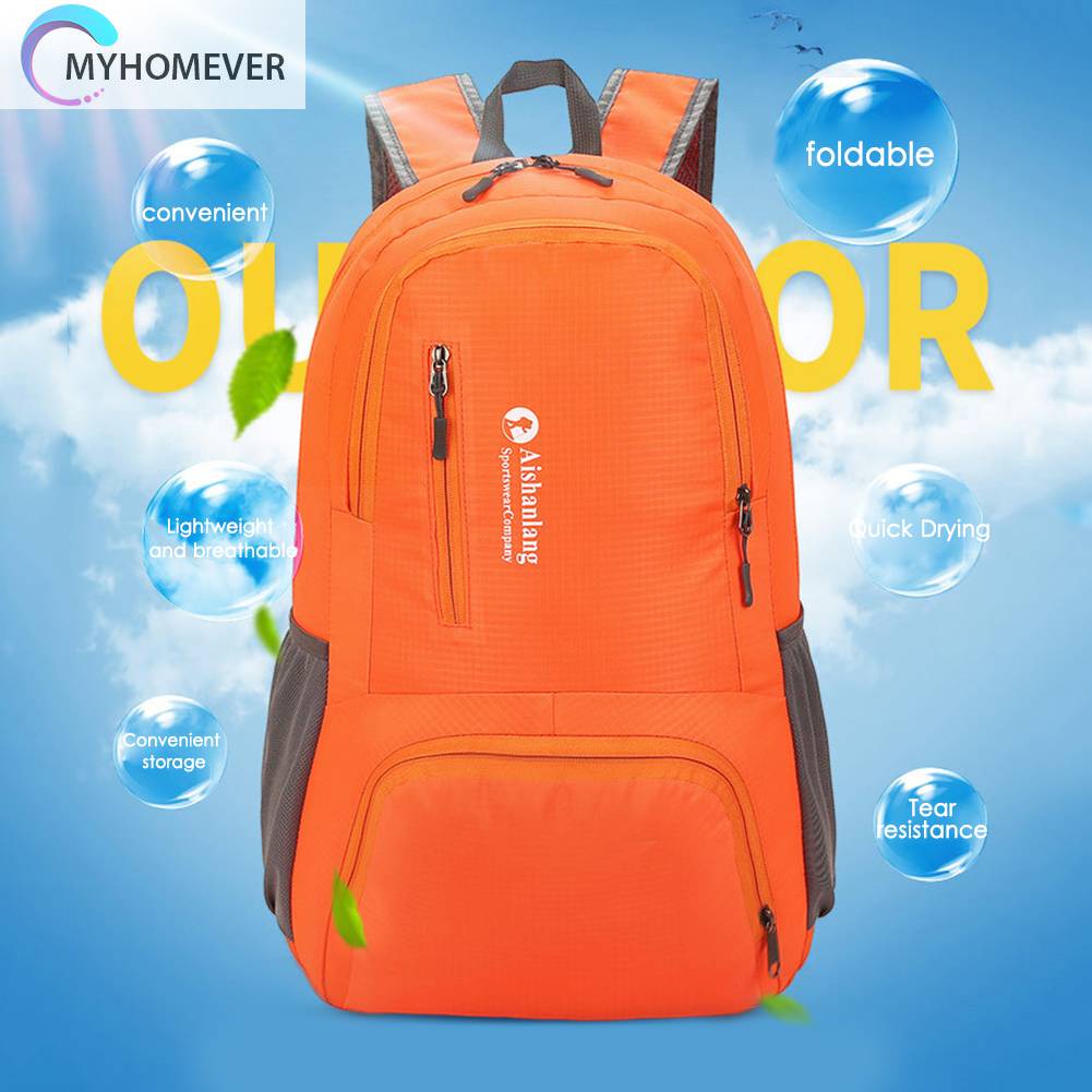 Ba Lô Du Lịch, Leo Núi Dây Đeo Vai, Gấp Được, Chất Liệu Nylon