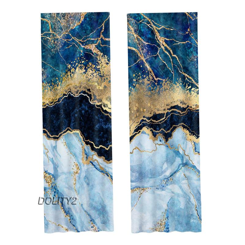 2 Rèm Cửa Sổ Chất Liệu Polyester Cho Phòng Ngủ / Phòng Khách