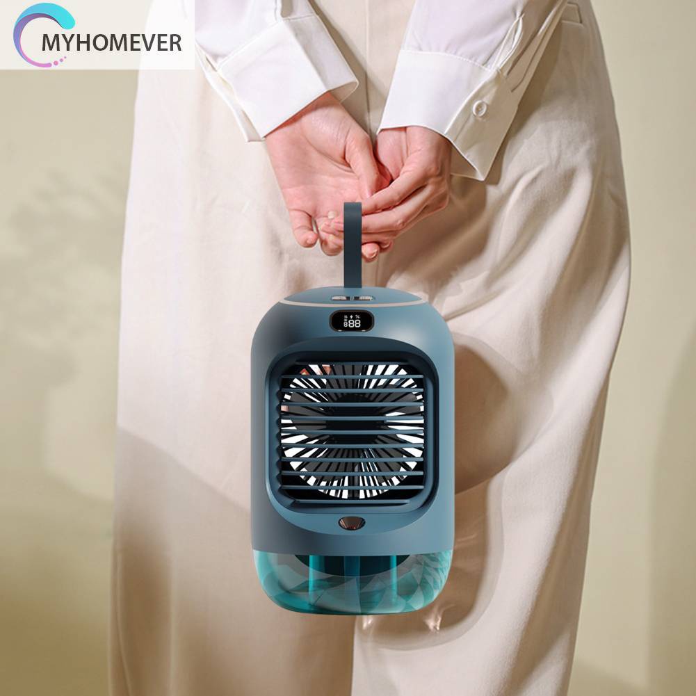 Quạt Điện Làm Mát 3600mah Không Ồn Nhỏ Gọn Tiện Dụng Cho Gia Đình