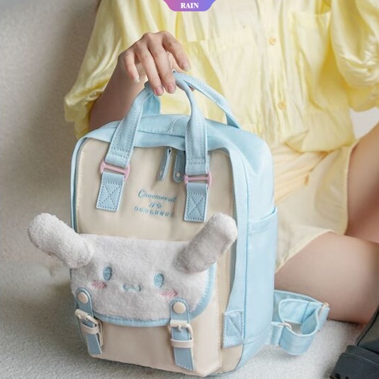 Ba Lô Đi Học / Du Lịch Chống Thấm Nước Phong Cách Hoạt Hình Sanrio Cinnamoroll Dễ Thương Thời Trang Đa Năng Dành Cho Bé Gái [RAIN]