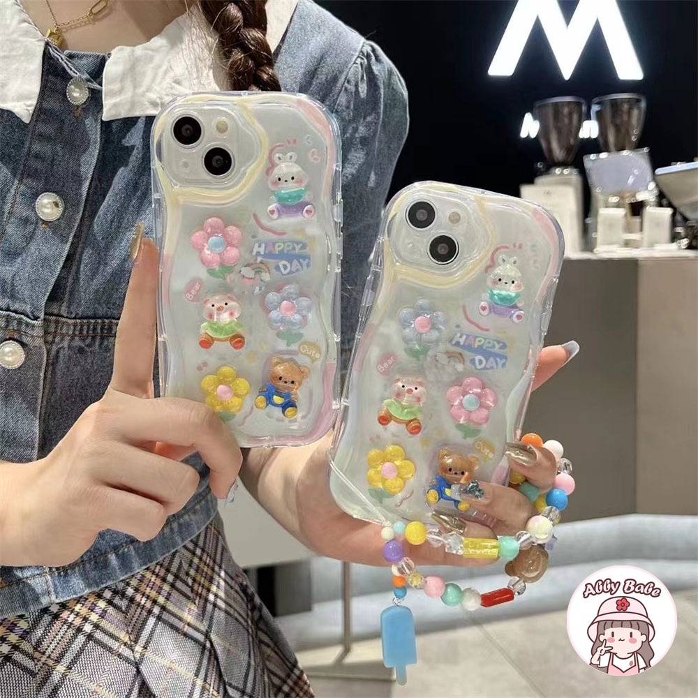 Ốp Điện Thoại TPU Mềm Hình Thỏ 3D Có Gương Trang Điểm Cho IPhone 14 Pro Max 12 11 Pro Max X XS XR 7Plus