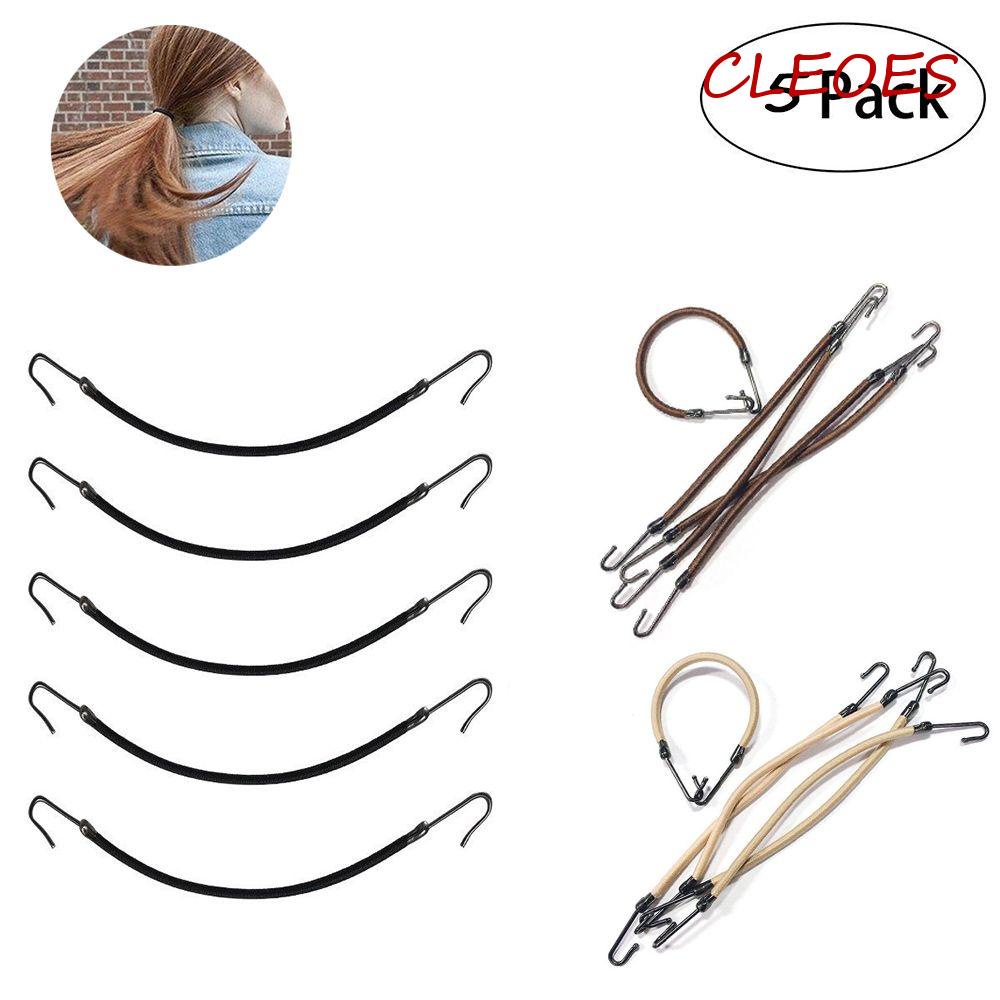 CLEOES Dây Buộc Tóc Dày Dặn Co Giãn Có Móc Dành Cho Nữ