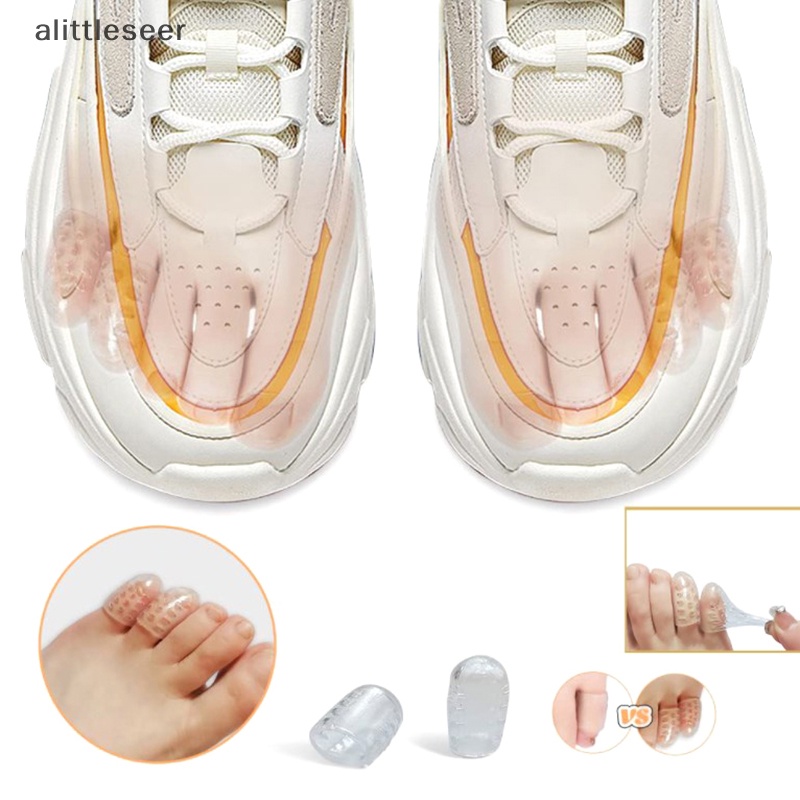 Set 10 Nắp Silicon Mềm Bảo Vệ Ngón Chân Chống Ma Sát Thoáng Khí