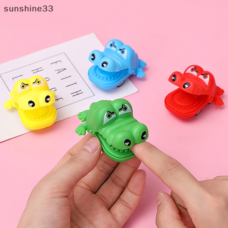Set 2 Mô Hình Xe Hơi Đồ Chơi Mini Hình Cá Sấu Hoạt Hình Cho Trẻ Em