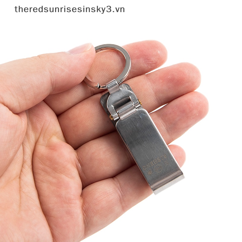 Móc Khóa Bằng Thép Không Gỉ Thời Trang Có Thể Tháo Rời