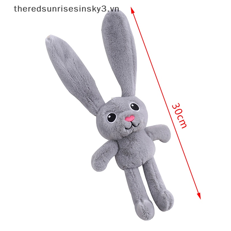 1 Thú Nhồi Bông Hình Thỏ Có Móc Khóa Kéo Thời Trang