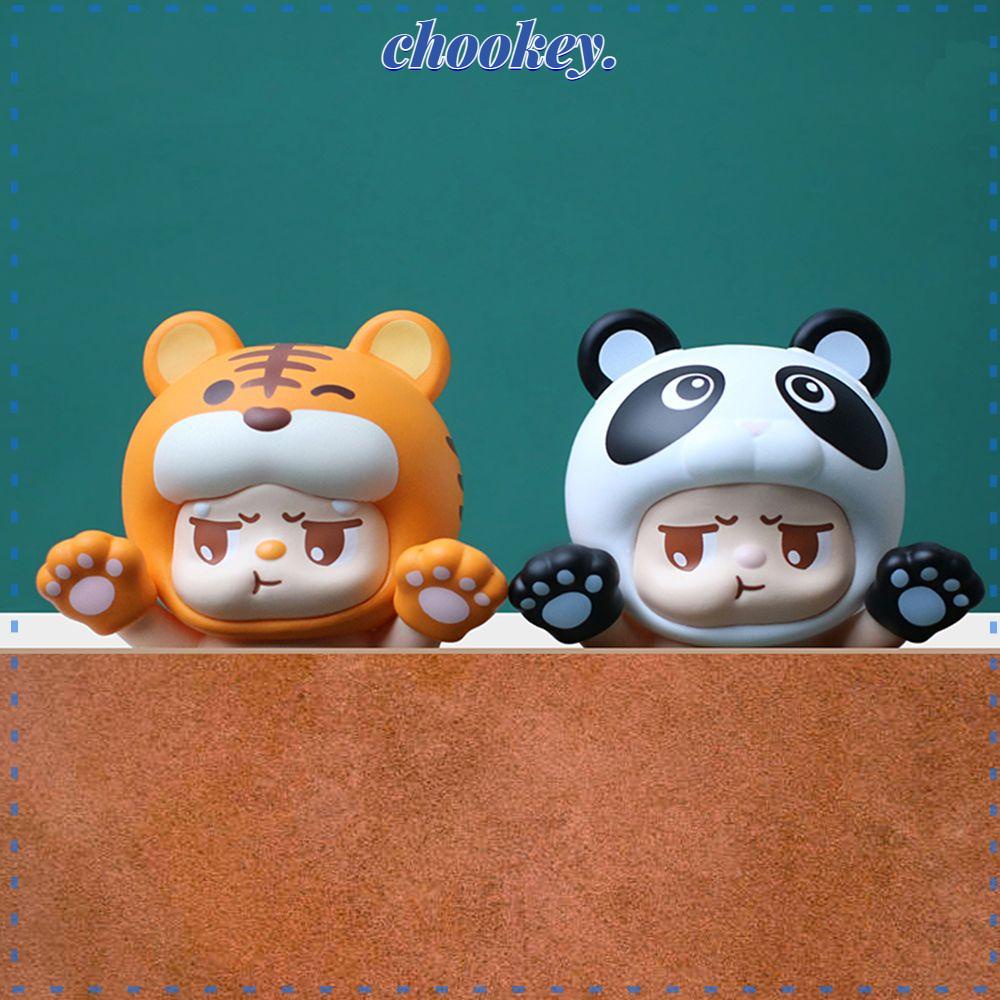 CHOOKEY Thẻ Đánh Dấu Sách Bằng Nhựa PVC Họa Tiết Dễ Thương Sáng Tạo