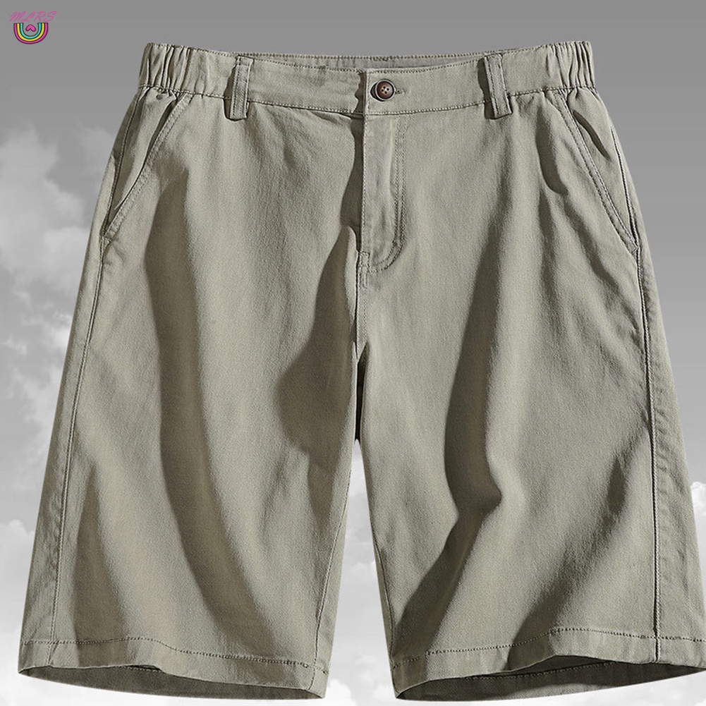 Quần Short Dáng Suông Mềm Mại Có Khóa Kéo Thời Trang