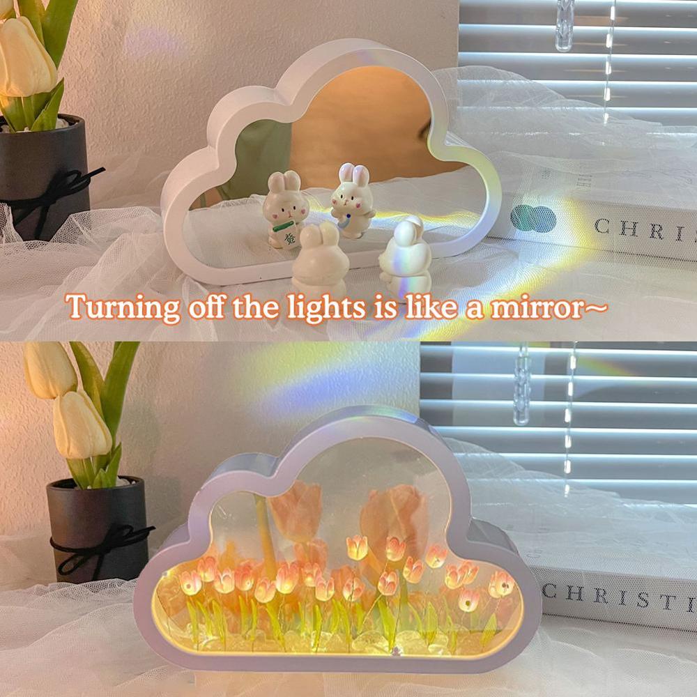 Đèn Ngủ Hình Hoa Tulip Thủ Công Dùng Trang Trí