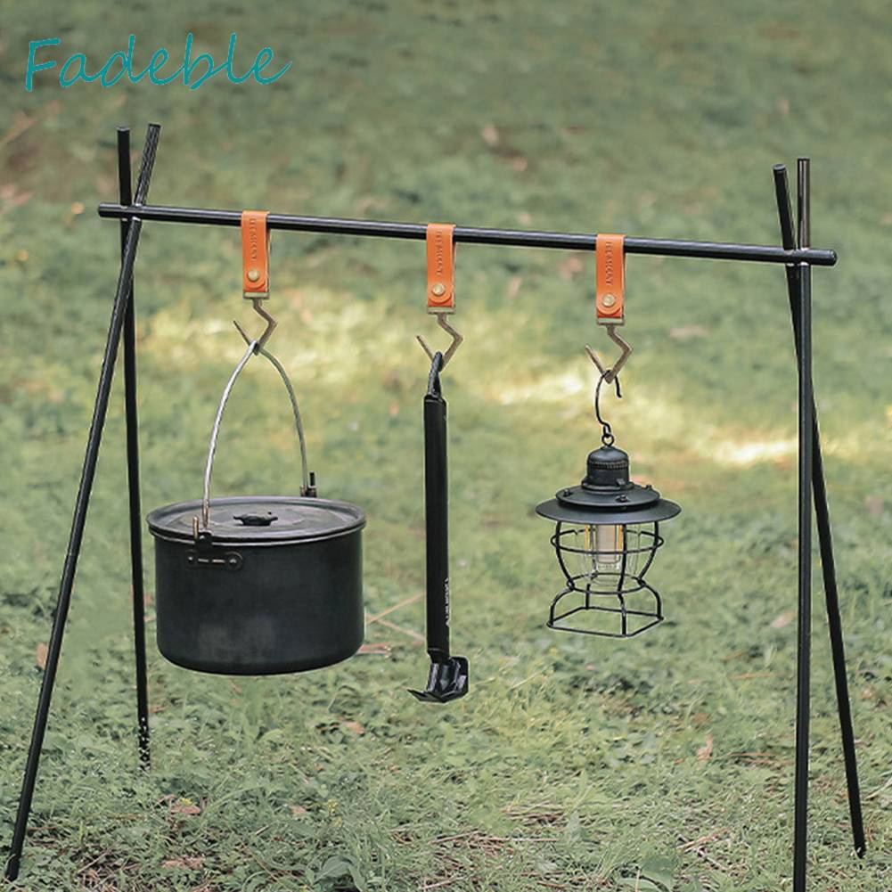 Móc Treo Đồ Bằng Da PU Đa Năng Tiện Dụng Khi Đi Cắm Trại